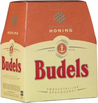 Budels Honing Sixpack met flesjes van 30cl Budels Honing Sixpack met flesjes van 30cl